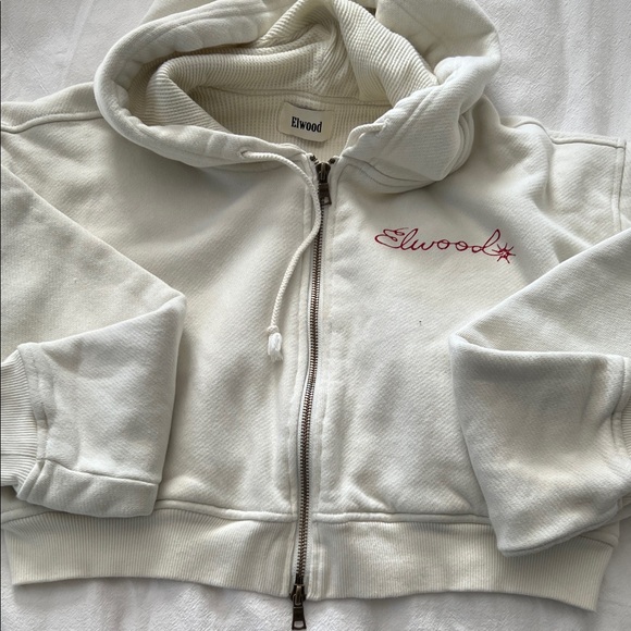 Elwood Tops - Elwood thermal crop hoodie